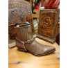 HARNESSES-BOOTSTRAPS WITH CONCHOS AND REVETS 100% LEATHER