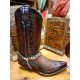 BOOTSTRAPS WITH CONCHOS AND REVETS 100% LEATHER