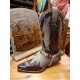 BOOTSTRAPS WITH CONCHOS AND REVETS 100% LEATHER