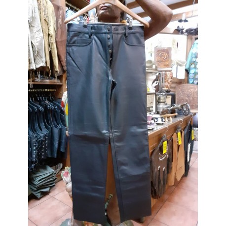 LEATHER PANTS DUNKAN