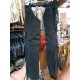 LEATHER CHAPS CORAL
